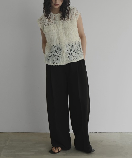 ベスト ジレ シアーボイル ジレ レディース ベスト ジレ シアー フリル クロップド レディース : ZOZOTOWN