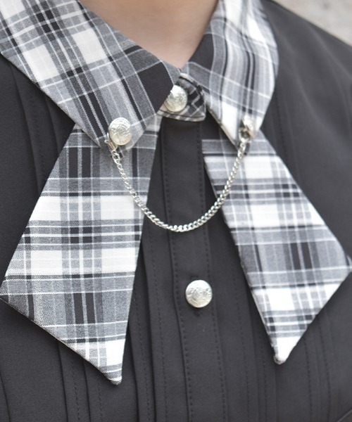 axes femme（アクシーズ ファム） ブラウス シャツ タイ付き風デザイン