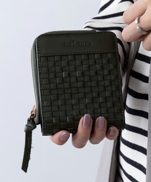 toleur（トーラ） 二つ折り財布 財布 「toleur」ホソメッシュフタツ