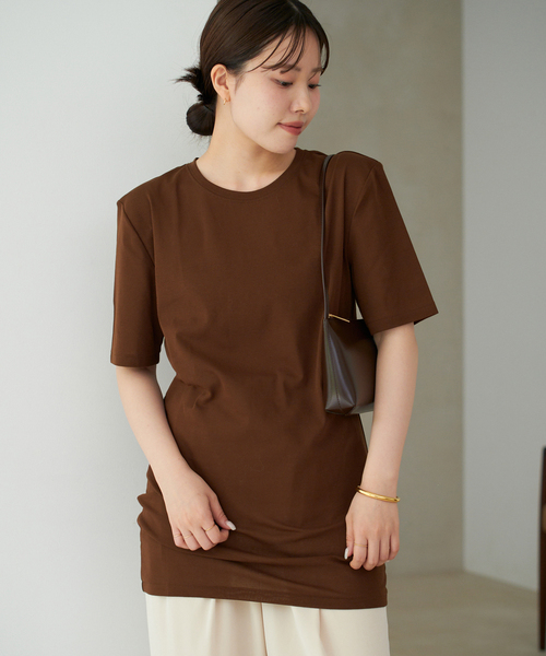 tシャツ SQUARE SHOULDER H/S Tシャツ レディース