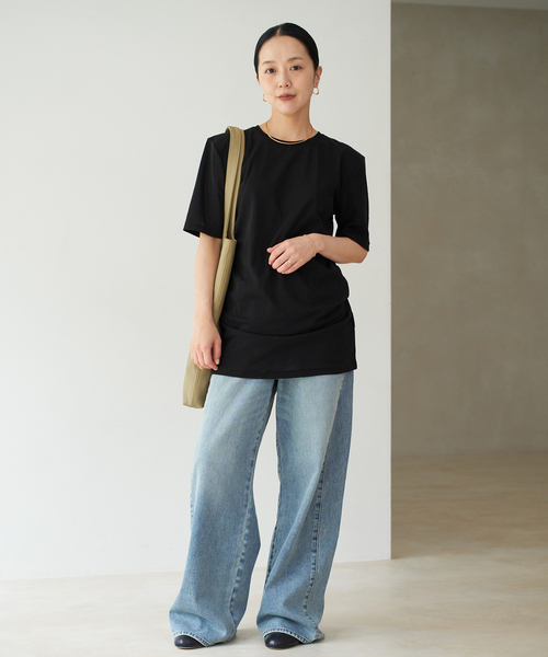 plage tシャツ SQUARE SHOULDER H/S Tシャツ レディース