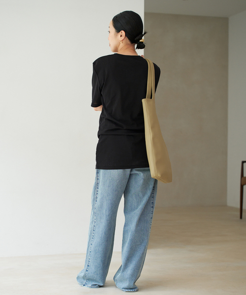 plage tシャツ SQUARE SHOULDER H/S Tシャツ レディース
