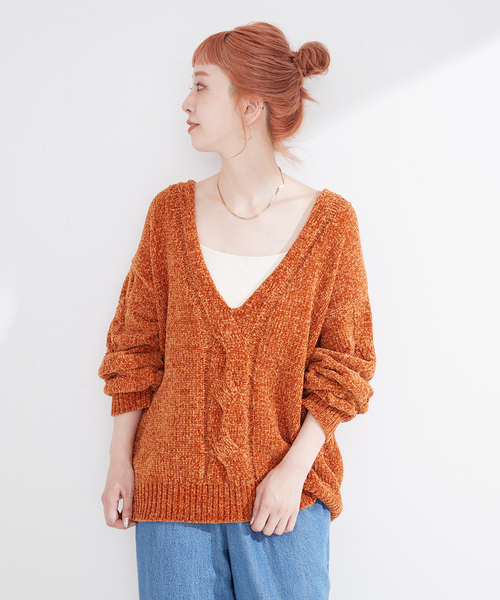 B.C STOCK（ベーセーストック） セーター ニット 「Deux Allures/ドゥ