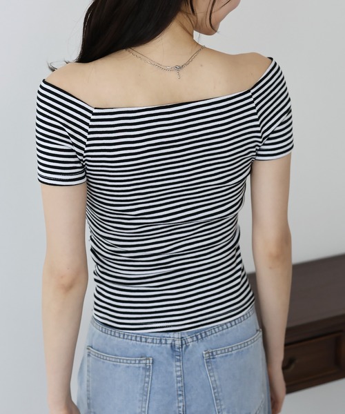 「BLUEEAST」 半袖カットソー MEDIUM ブラック レディース