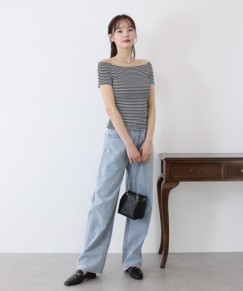 「BLUEEAST」 半袖カットソー MEDIUM ブラック レディース