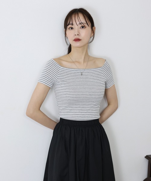 「BLUEEAST」 半袖カットソー MEDIUM ブラック レディース