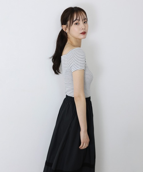「BLUEEAST」 半袖カットソー MEDIUM ブラック レディース