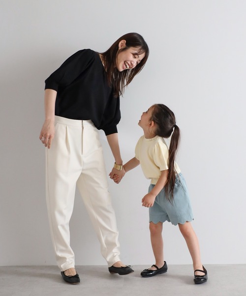 ニット セーター 「3-10才対応」接触冷感パフスリーブニットトップス キッズ 子供服 女の子 | BONJOUR SAGAN enfant | 07
