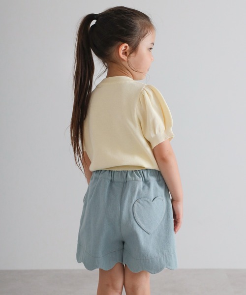 ニット セーター 「3-10才対応」接触冷感パフスリーブニットトップス キッズ 子供服 女の子 | BONJOUR SAGAN enfant | 11