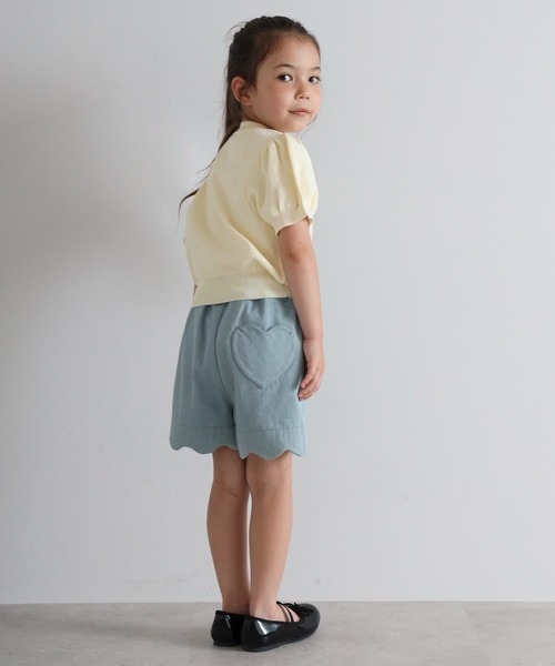 ニット セーター 「3-10才対応」接触冷感パフスリーブニットトップス キッズ 子供服 女の子 | BONJOUR SAGAN enfant | 15