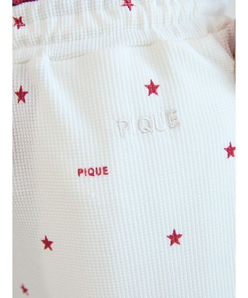 GELATO PIQUE 星柄ルームウェア Fサイズ gelato pique パジャマ ルームウェア 星柄ワッフルロングパンツ