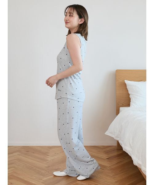 gelato pique（ジェラートピケ） パジャマ ルームウェア 星柄ワッフル