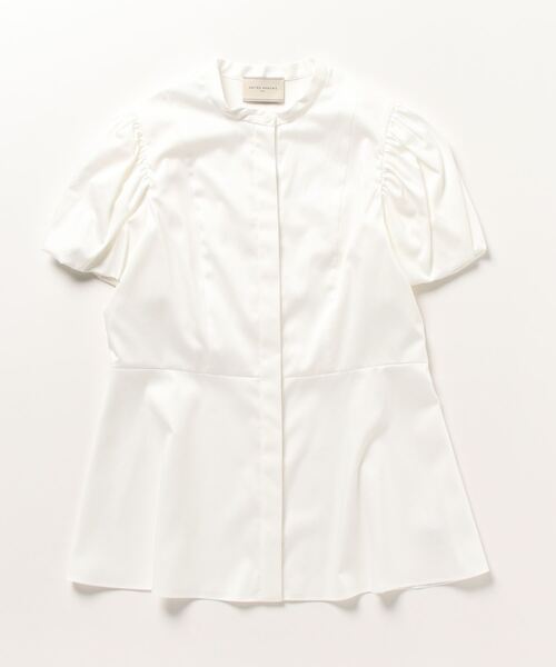 「UNITED ARROWS」 半袖ブラウス 38 ホワイト レディース