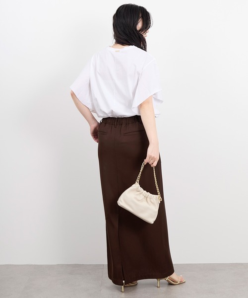 AMERICANA tシャツ 「AMERICANA×MICA＆DEAL」ロゴフリルT-shirt