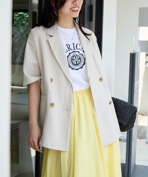 AMERICANA（アメリカーナ） tシャツ 「AMERICANA×MICA＆DEAL