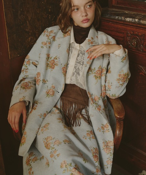 TINY COTTONS 大人向け バラ柄ジャケット 36 Unitage（ユニテージ） ジャケット テーラードジャケット バラ柄