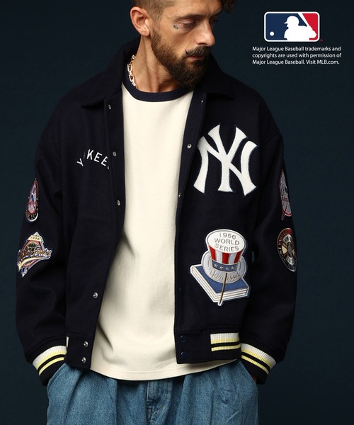 美品 SKOOKUM スクーカム monkeytimeスタジャン 大きめM SKOOKUM（スクーカム） スタジャン M ネイビー メンズ : ZOZOTOWN