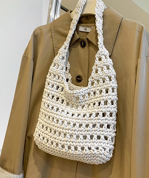 SETUP7（セットアップセブン） トートバッグ 「SETUP7」編み込みビーチ