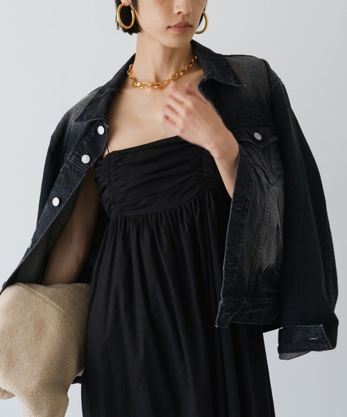 「LOUNGEDRESS」 デニムジャケット L ブルー レディース