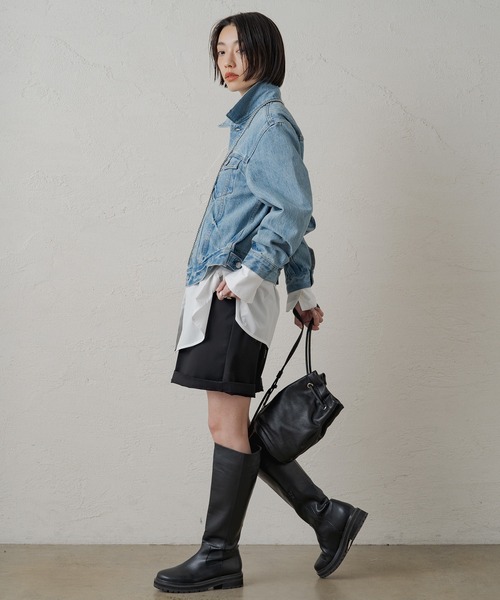 「LOUNGEDRESS」 デニムジャケット L ブルー レディース