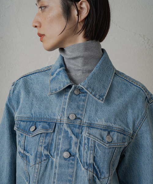 「LOUNGEDRESS」 デニムジャケット L ブルー レディース