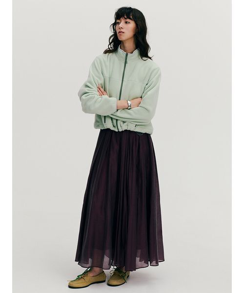 ynu0622様 ラッフルフリルフレアワンピース(マキシ・ロングワンピース