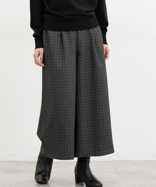 BRUNELLO CUCINELLI チェック柄 ガウチョパンツ USA4 Honeys（ハニーズ） パンツ チェック柄ガウチョパンツ レディース