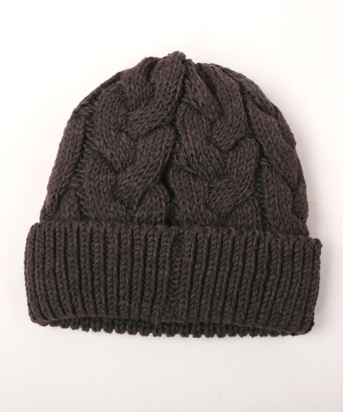CA4LA（カシラ） ニット帽 ニットキャップ CABLE TURN 6 メンズ