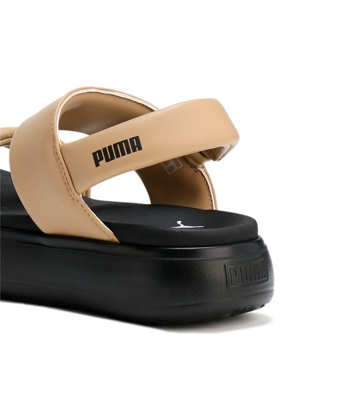 「PUMA」 フラットサンダル 22.0cm ブラック系その他 レディース_画像6