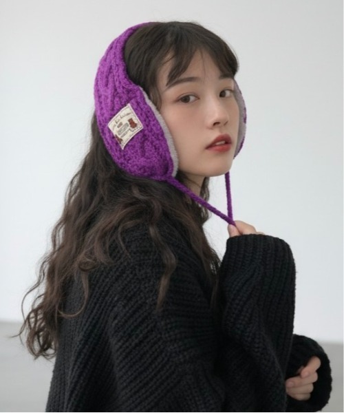 BURNER（バーナー） 耳当て イヤーマフ 「CHI SELECT」裏ボア ロゴ