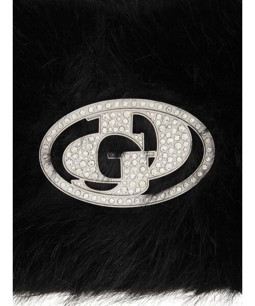 GYDA（ジェイダ） ハンドバッグ GDラインストーンバックルECO FUR BAG