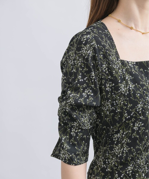 「NEUNA」 半袖ワンピース FREE アイボリー レディース_画像4