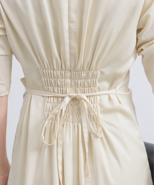 「NEUNA」 半袖ワンピース FREE アイボリー レディース_画像5