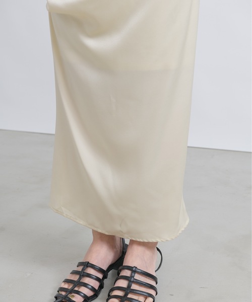 「NEUNA」 半袖ワンピース FREE アイボリー レディース_画像6