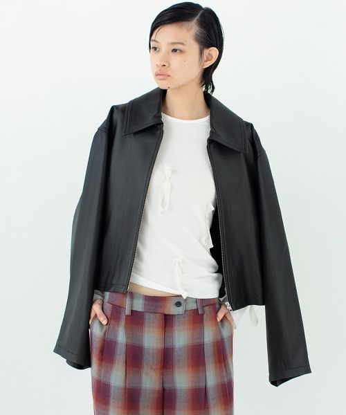 leinwande（ラインヴァンド） レザージャケット ライダース Leather