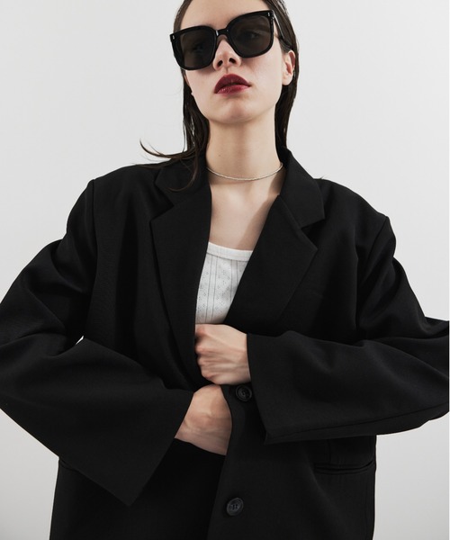 HANNE ジャケット テーラードジャケット シングルブレストテーラード