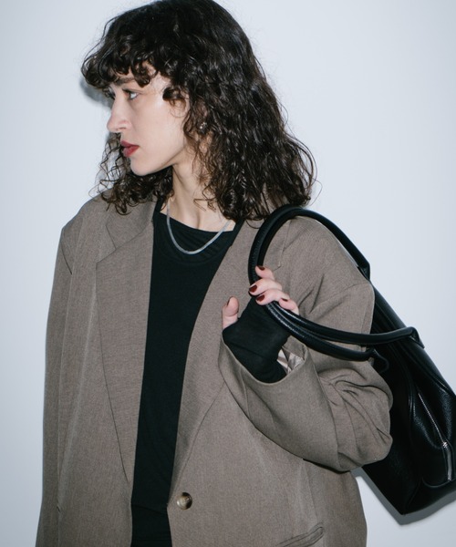 HANNE ジャケット テーラードジャケット シングルブレストテーラード