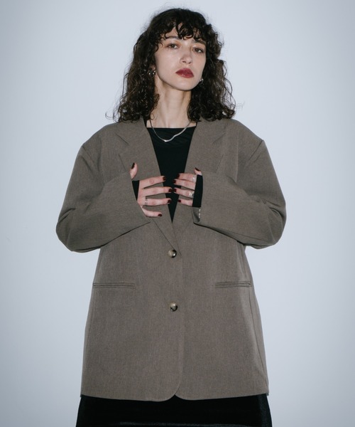 HANNE ジャケット テーラードジャケット シングルブレストテーラード