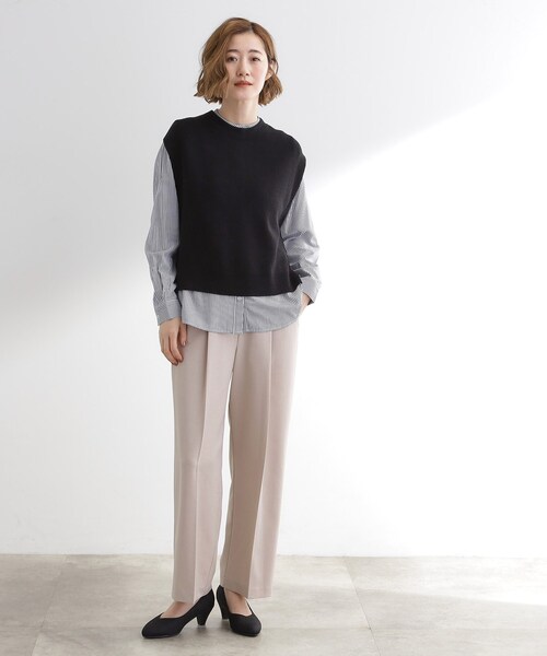 grove（グローブ） ニットベスト×シャツセット レディース : ZOZOTOWN