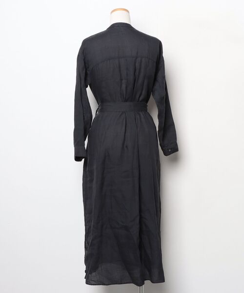 「INDIVI」 長袖ワンピース 34 ブラック レディース_画像2