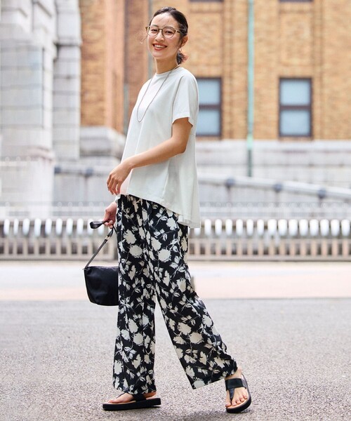 「UNFILO」 半袖カットソー MEDIUM ブルー レディース_画像3