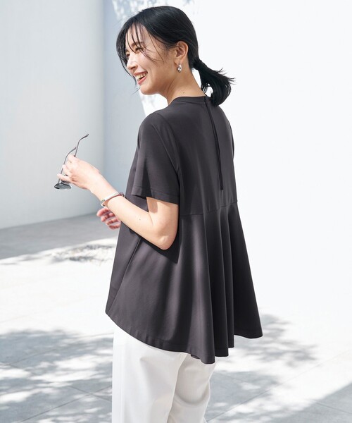 「UNFILO」 半袖カットソー MEDIUM ブルー レディース_画像8