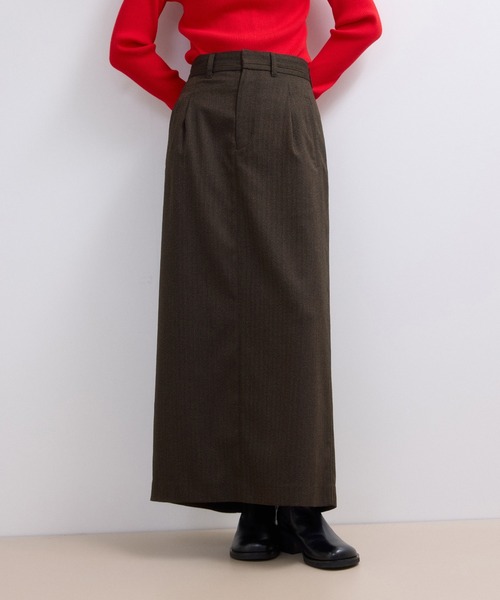 アダムエロペ（ADAM ET ROPE’）/【WEB限定】サイドラインツイードスカート ADAM ET ROPE'（アダムエロペ） スカート 「WEB限定」サイドライン