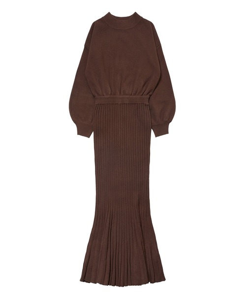 「emiriawiz」 ニットワンピース MEDIUM ベージュ レディース_画像8