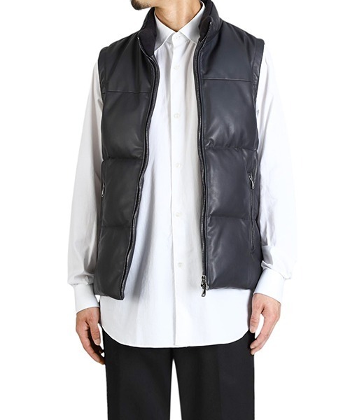 コート ジャケット EMMETI / エンメティ：別注 ISE VEST：ONLYARK-1-2510「MUS」 メンズの画像
