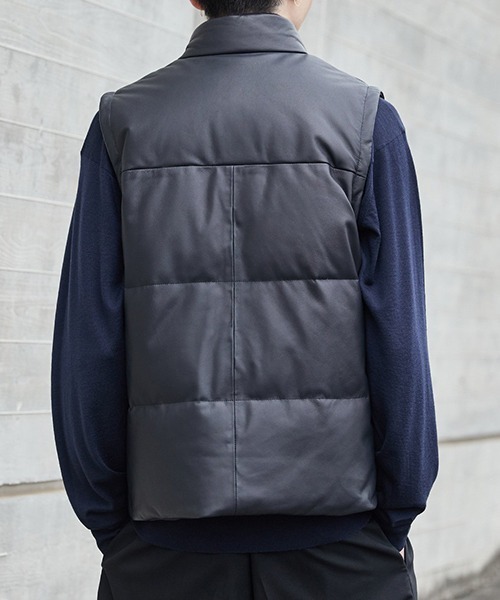 コート ジャケット EMMETI / エンメティ：別注 ISE VEST：ONLYARK-1-2510「MUS」 メンズの画像