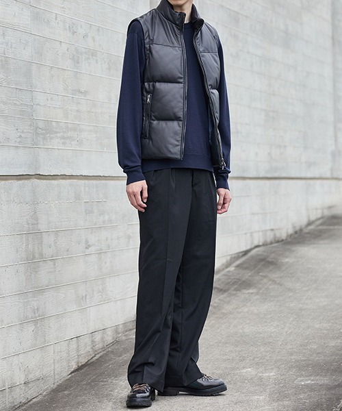 コート ジャケット EMMETI / エンメティ：別注 ISE VEST：ONLYARK-1-2510「MUS」 メンズの画像
