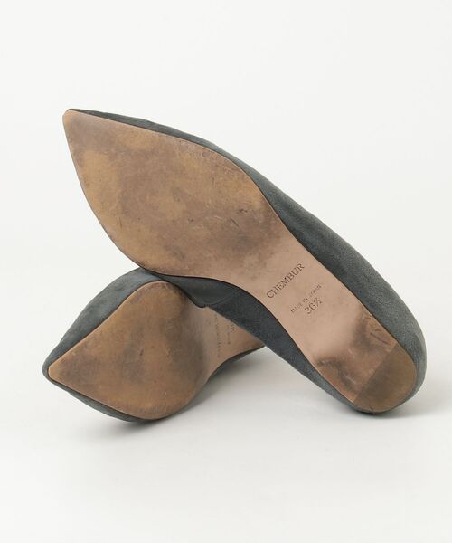 「CHEMBUR」 フラットパンプス 36.5 グリーン レディース_画像3