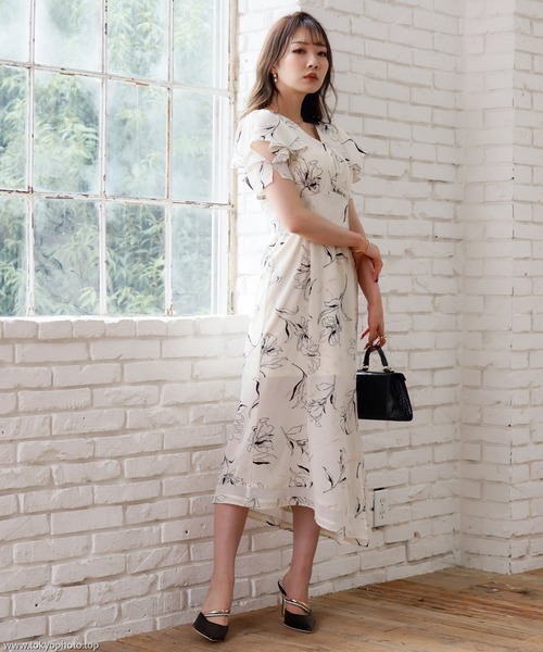 「LIPSERVICE」 半袖ワンピース S ブラック レディース_画像5