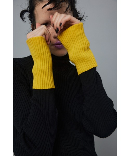 HeRIN.CYE タートルネックニット FREE ブラック レディース : ZOZOTOWN